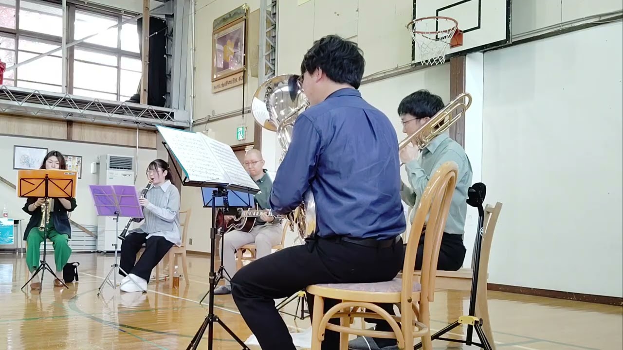 中島みゆき『糸』を混成5重奏＋ギターで演奏してみた。