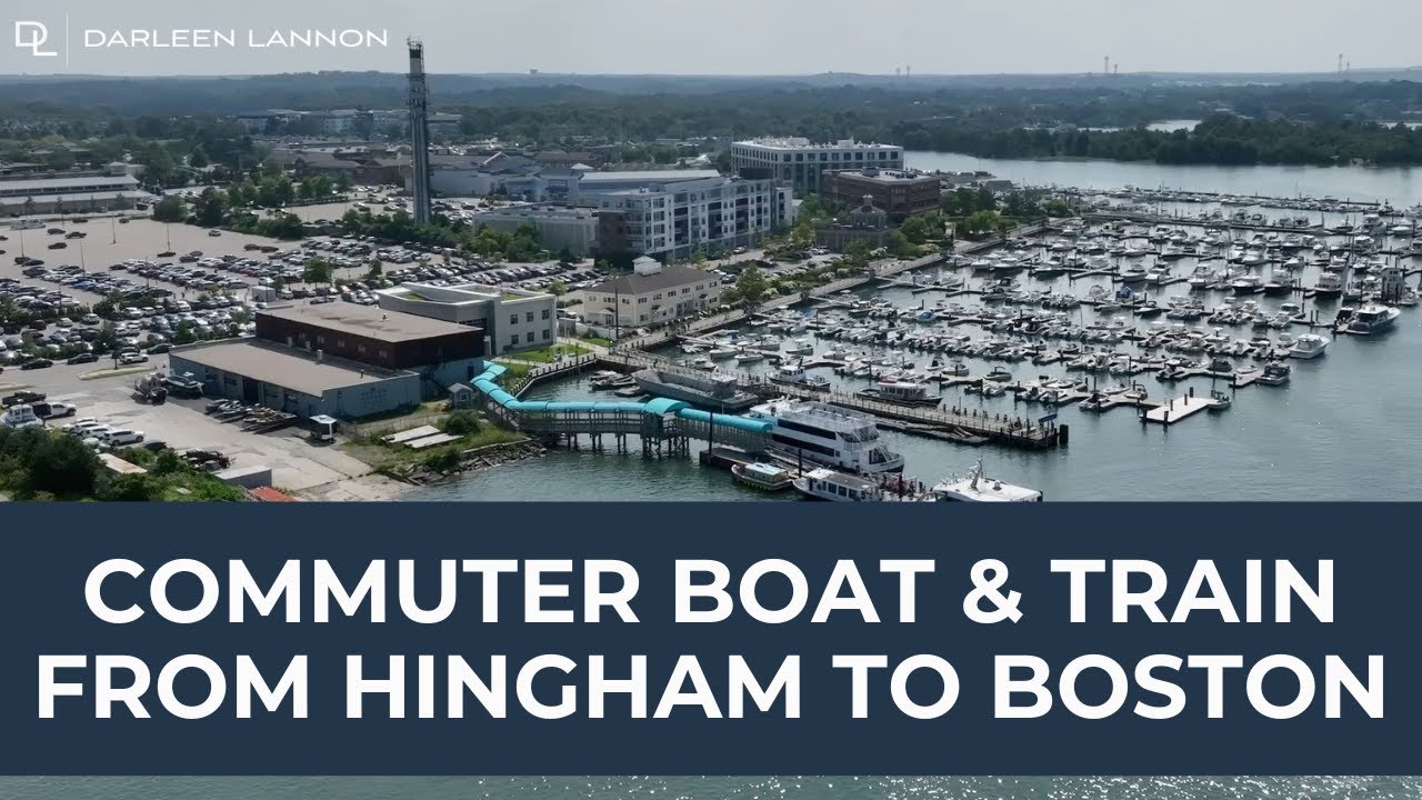 Commuter Boat & Train from Hingham to Boston