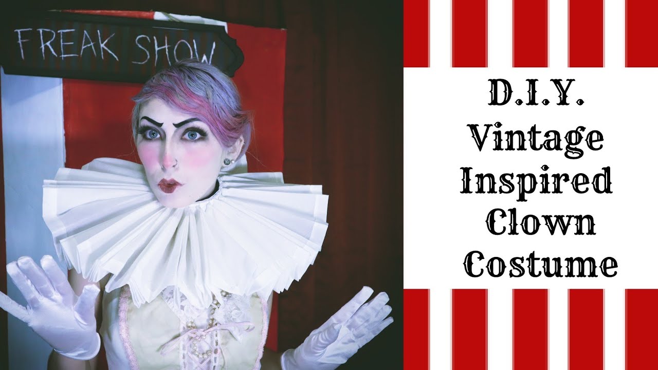 D.I.Y. Vintage Inspired Clown Costume: Affordable and Sustainable Fashion