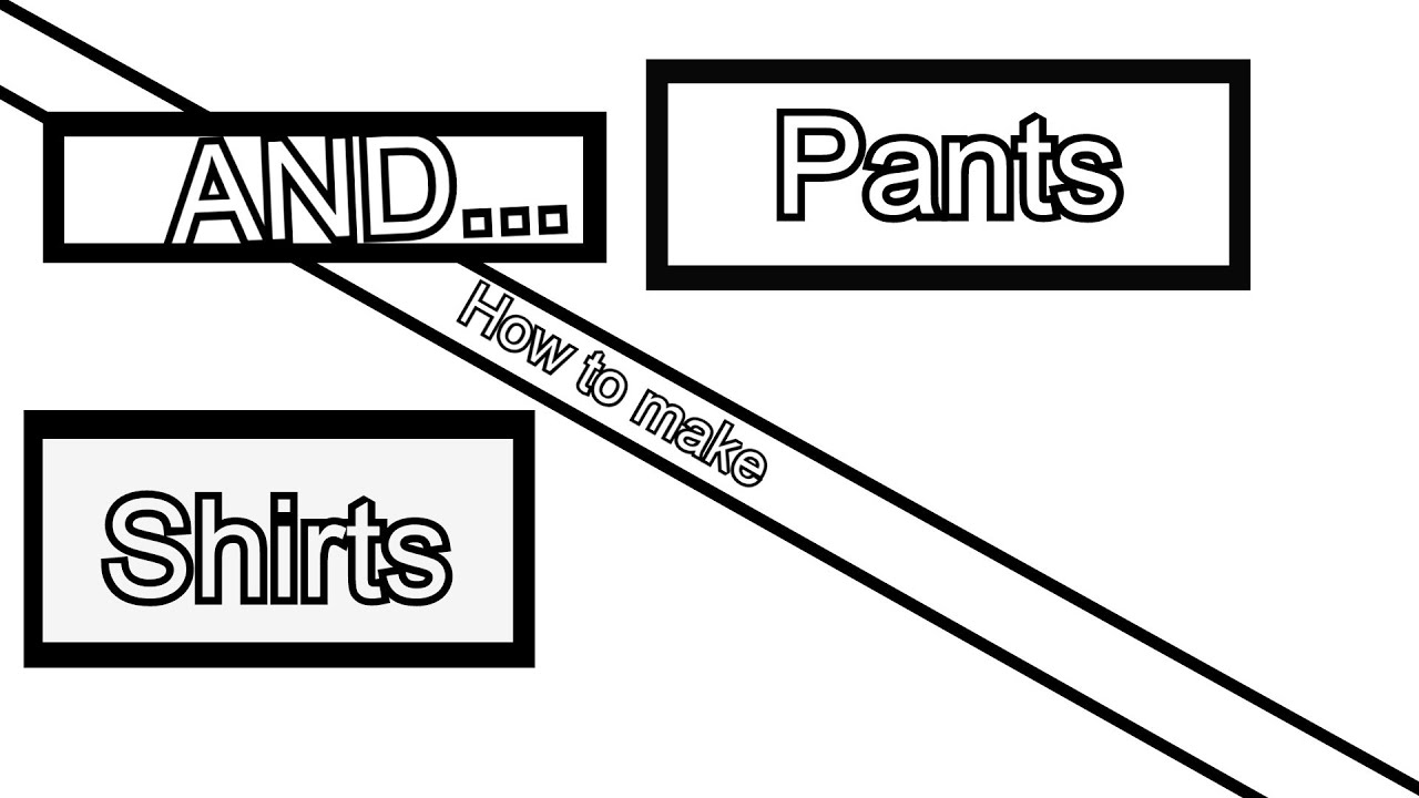 How to make a Shirt ant T-Shirt