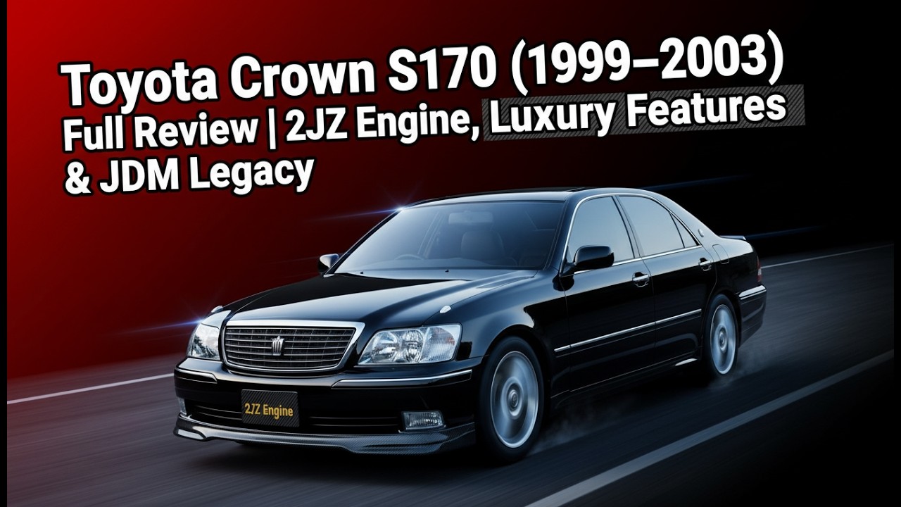 Полный обзор Toyota Crown S170 (1999–2003) | Двигатель 2JZ, роскошные функции и наследие японског...