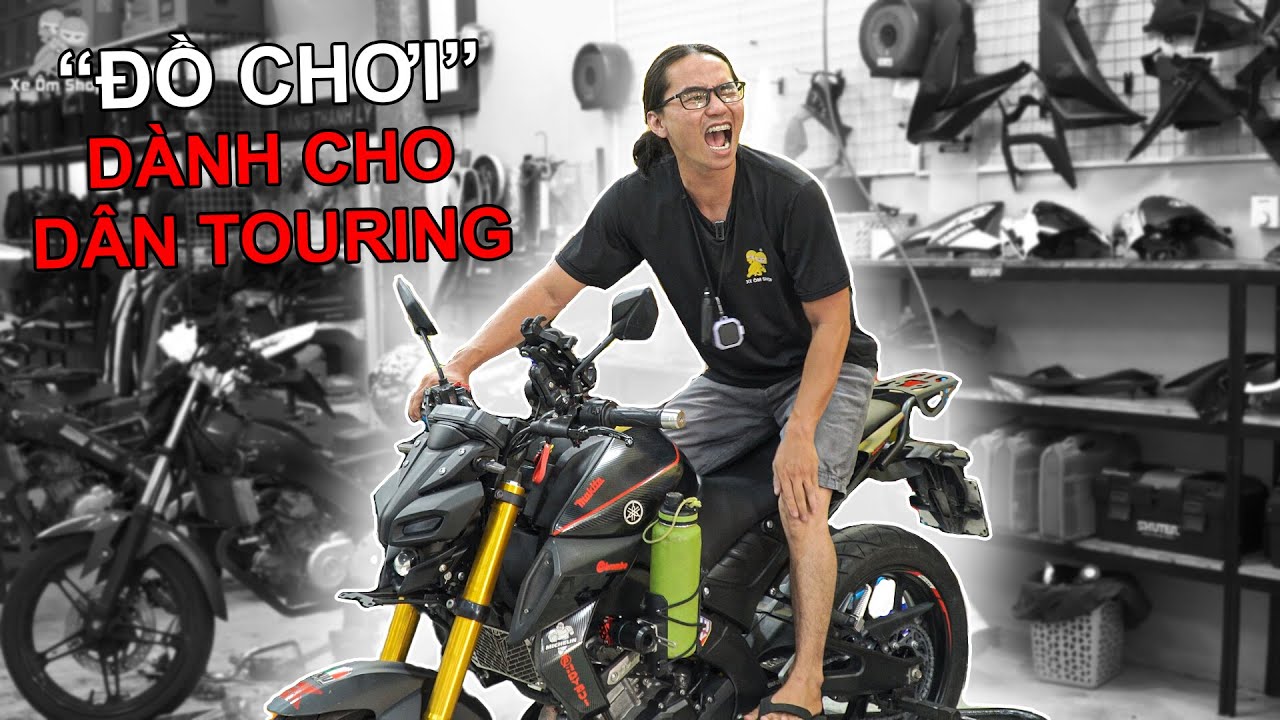 Chế Giá Đỡ Bình Nước Lớn Cho Xe MT15 Để Đi Tour Và Cái Kết... - Xe Ôm Shop