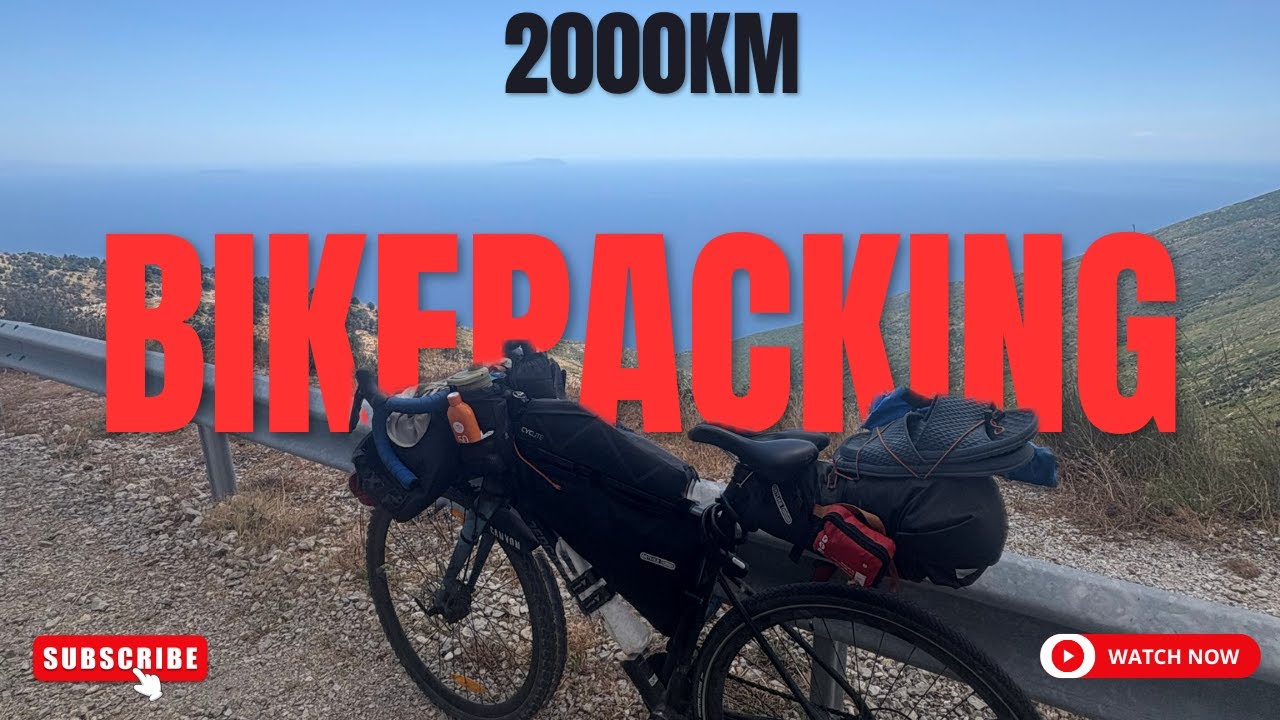 2000km mit dem Fahrrad nach Athen Nr4. 41 Grad der Backofen heizt.