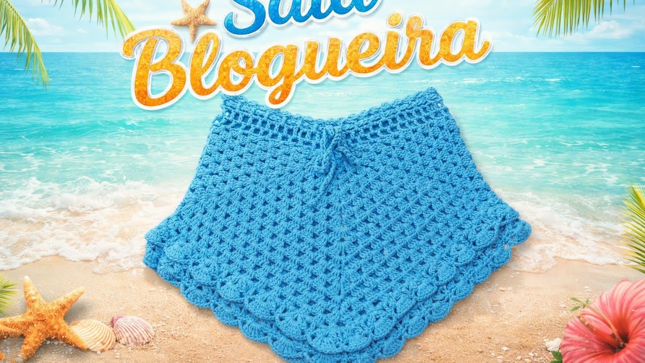 Saia de crochê passo a passo @khally_crochetaria 