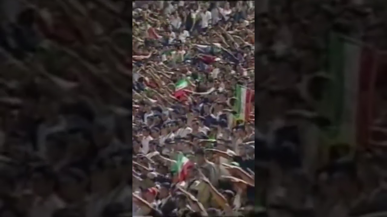 Iran fans did the nazi at the Iran vs Germany game