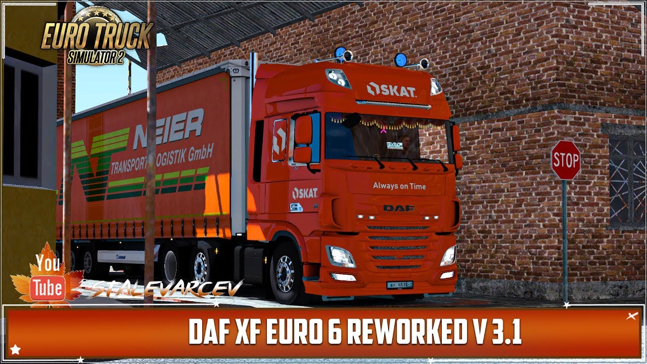ETS 2 [1.35x] Mods ➤Обзор  DAF XF Euro 6 Reworked v 3.1