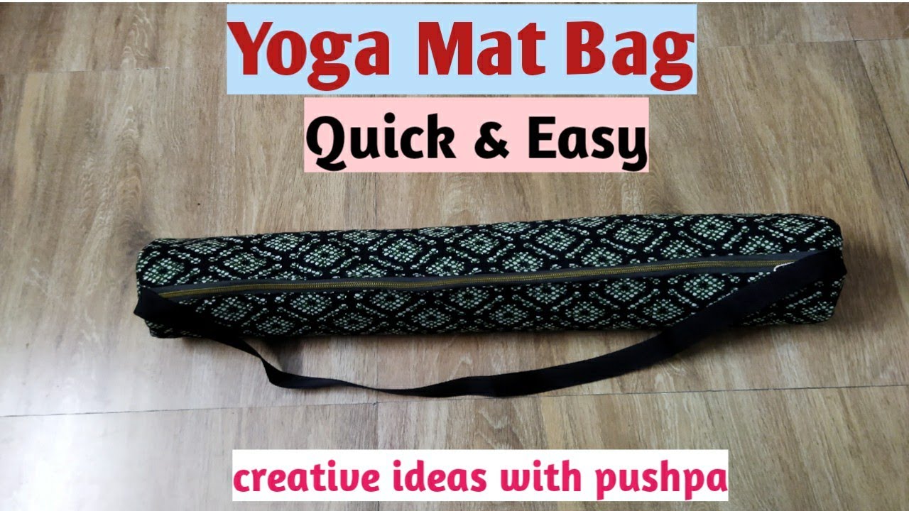 How to make Yoga Mat Bag/ Yoga Mat Bag.  you make a simple yoga mat bag.