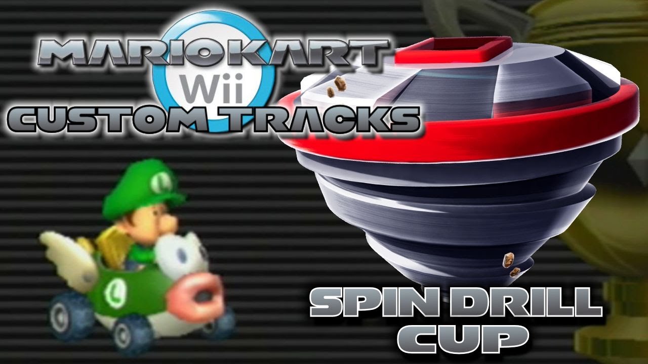 Mario Kart Wii Custom Tracks - Spin Drill Cup