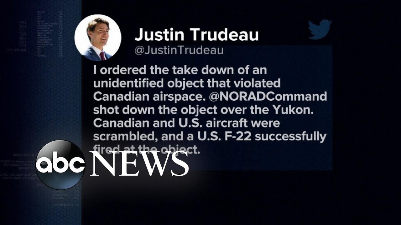 US shoots down another high-altitude object over Canada