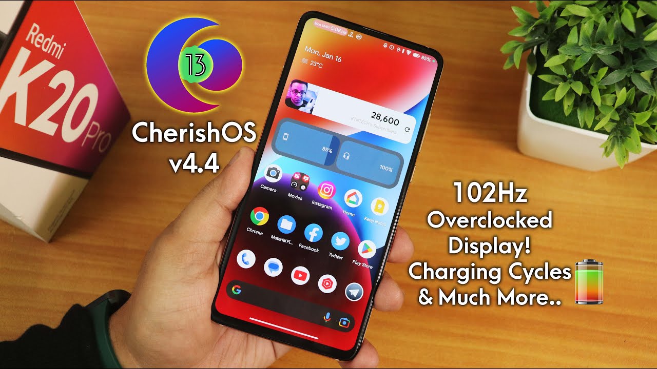102Hz Display OC? WTF😱 CherishOS v4.4 On Redmi K20 Pro