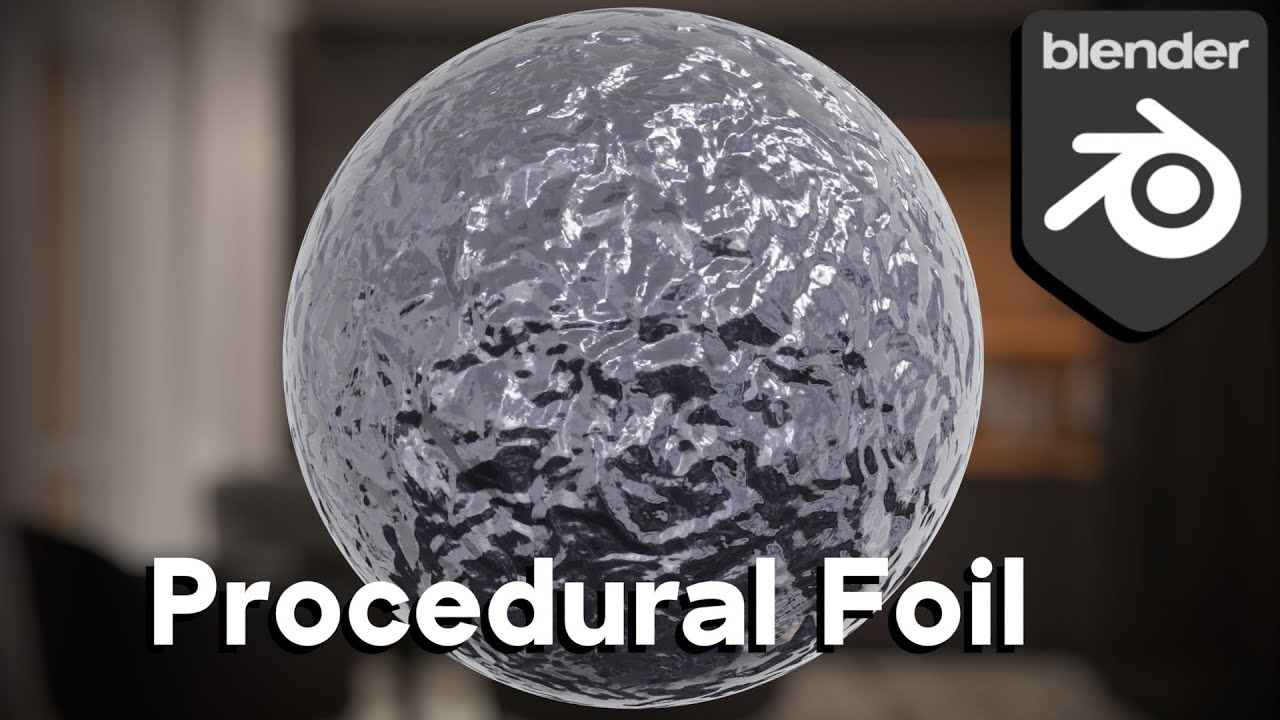 Procedural Foil Material (Blender Tutorial)
