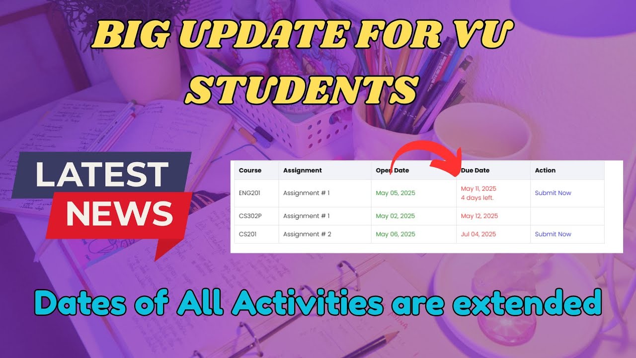 VU Latest Update | Good News for VU Students | VU HELP CENTER