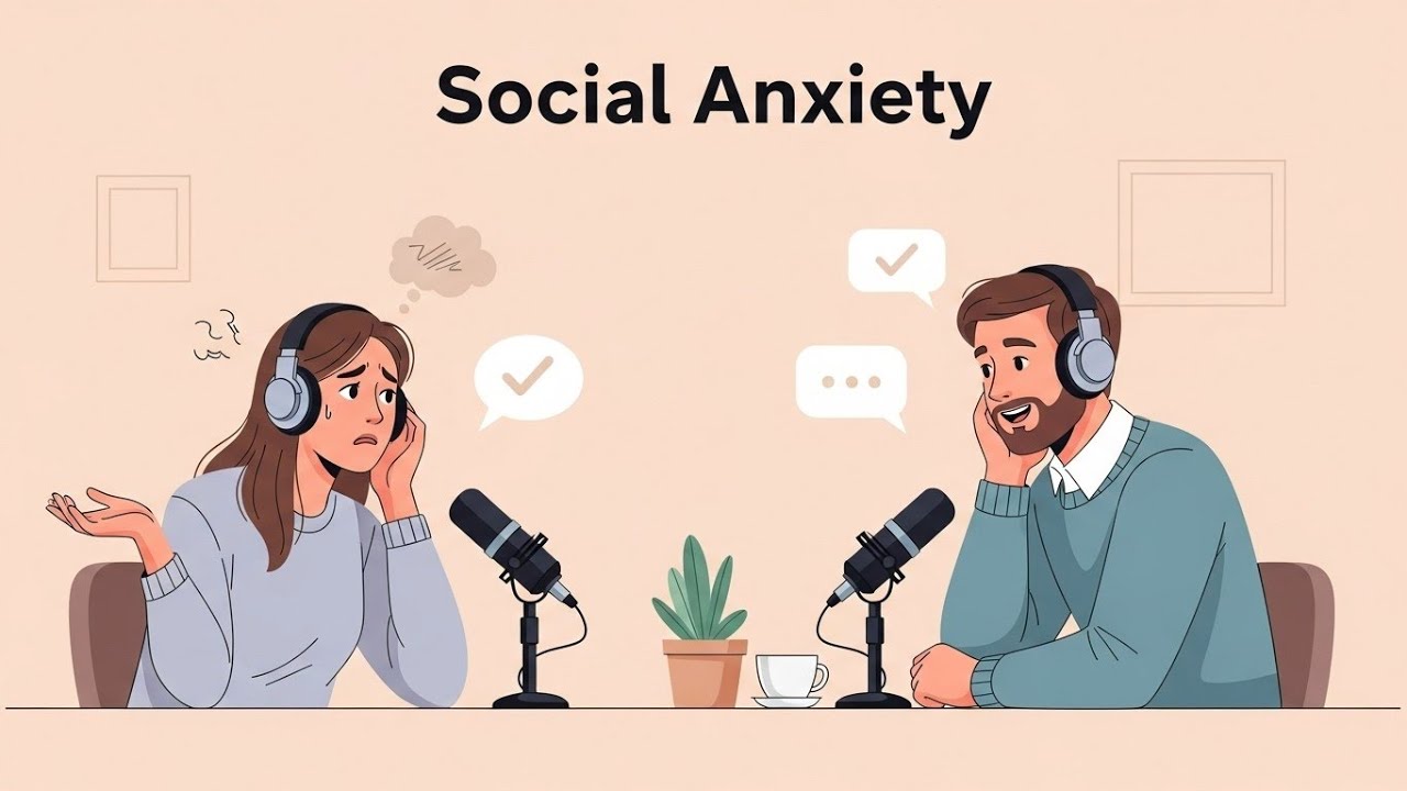 How to Talk About Social Anxiety | (A1-A2) English Conversation!