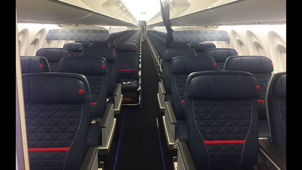 Delta A220-300 cabin tour 4k