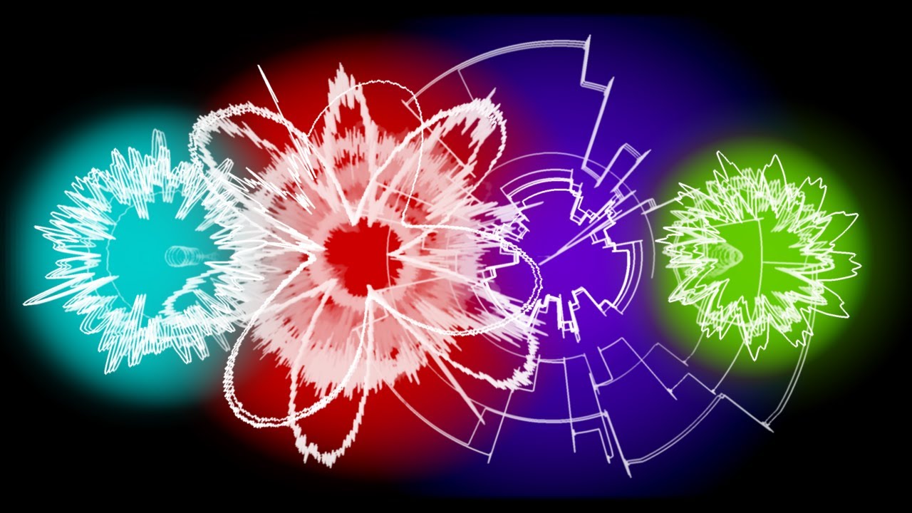 Magic music visualizer -- multi-track demo