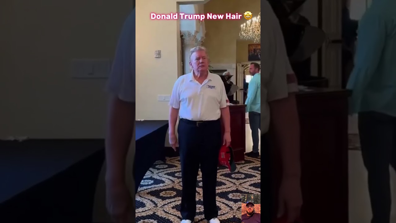 Президент Дональд Трамп &mdash; новая прическа 💇🏼🤩