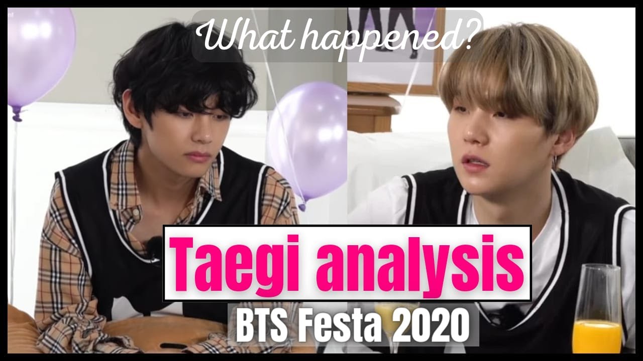 Taegi analysis: What happened to Taegi in BTS Festa 2020? (Theory)
