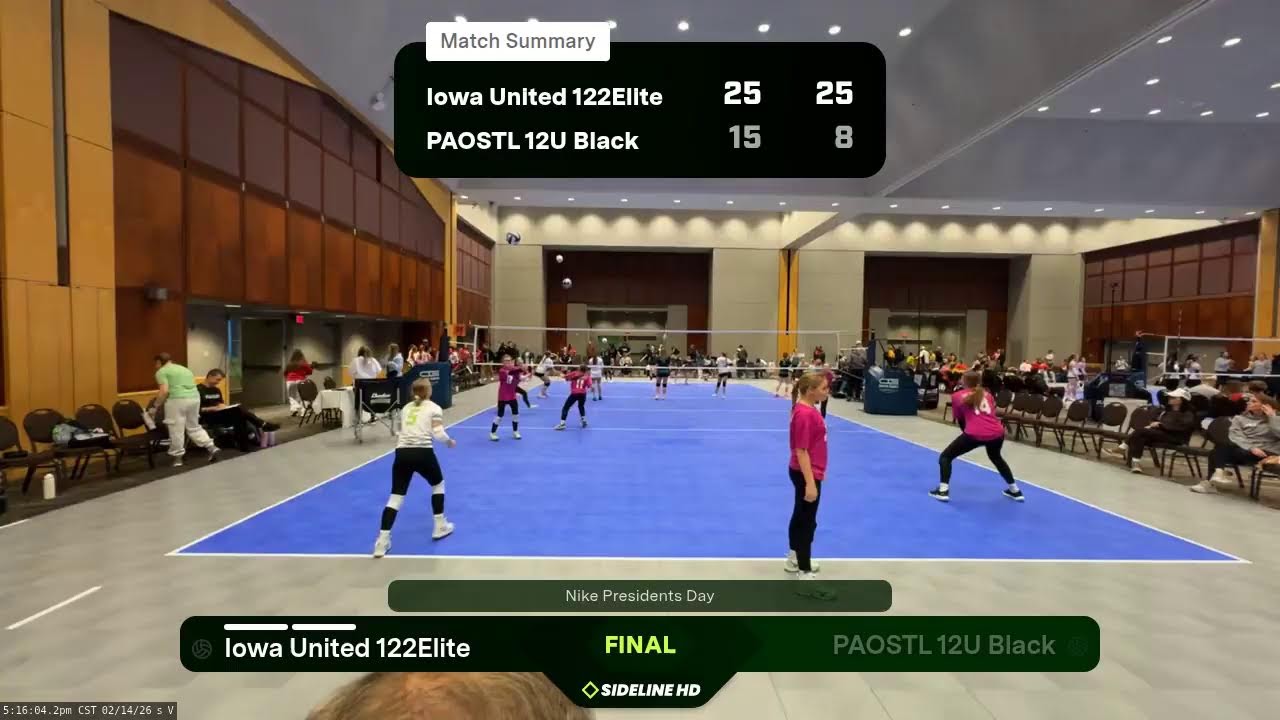 PAOSTL 12U Black vs. Iowa United 122Elite (2026.02.14)