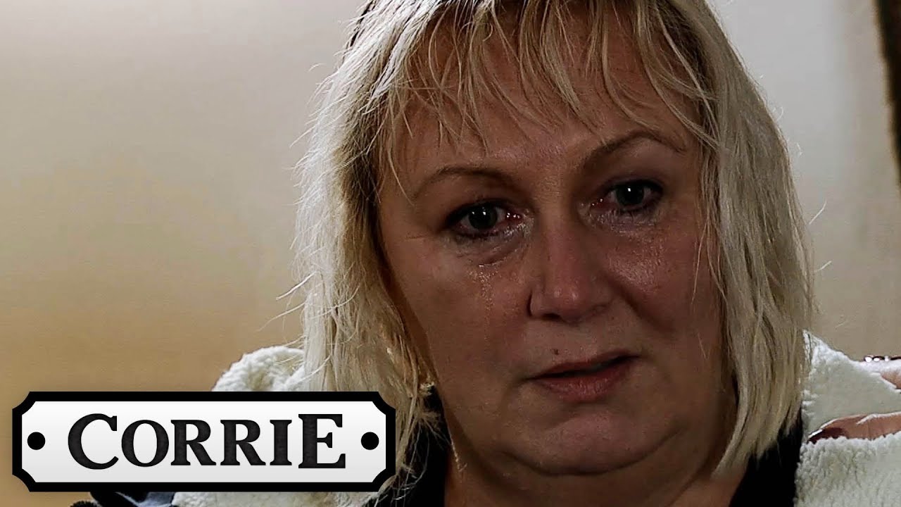 Coronation Street - Liz Tries to Comfort a Shaking Traumatised Eileen