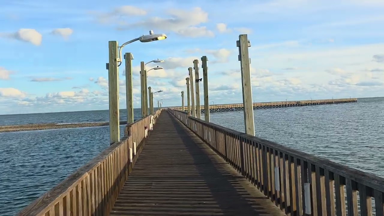 The Pier at Goose Island State Park.