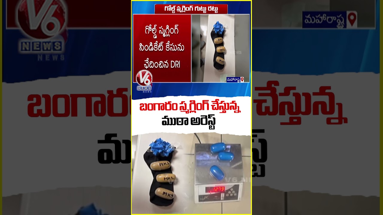 Gold Smuggling Gang Arrested | V6 Shorts
