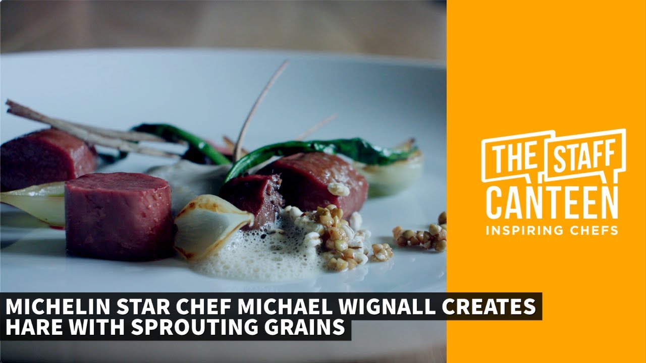 Michelin star chef Michael Wignall creates a Hare with grains and onion recipe from the Angel