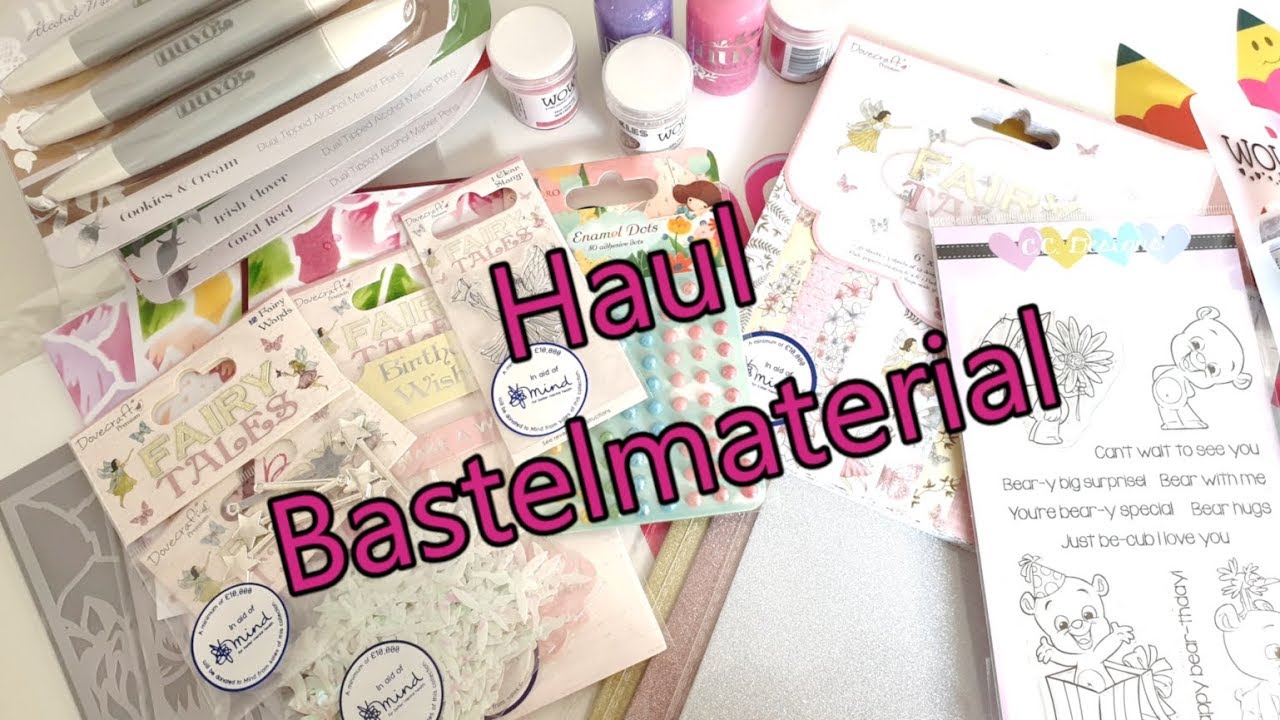 #Haul Bastelmaterilal / Mein Einkauf bei Kreativbunt, MiLiKre und Mennys Bastelshop