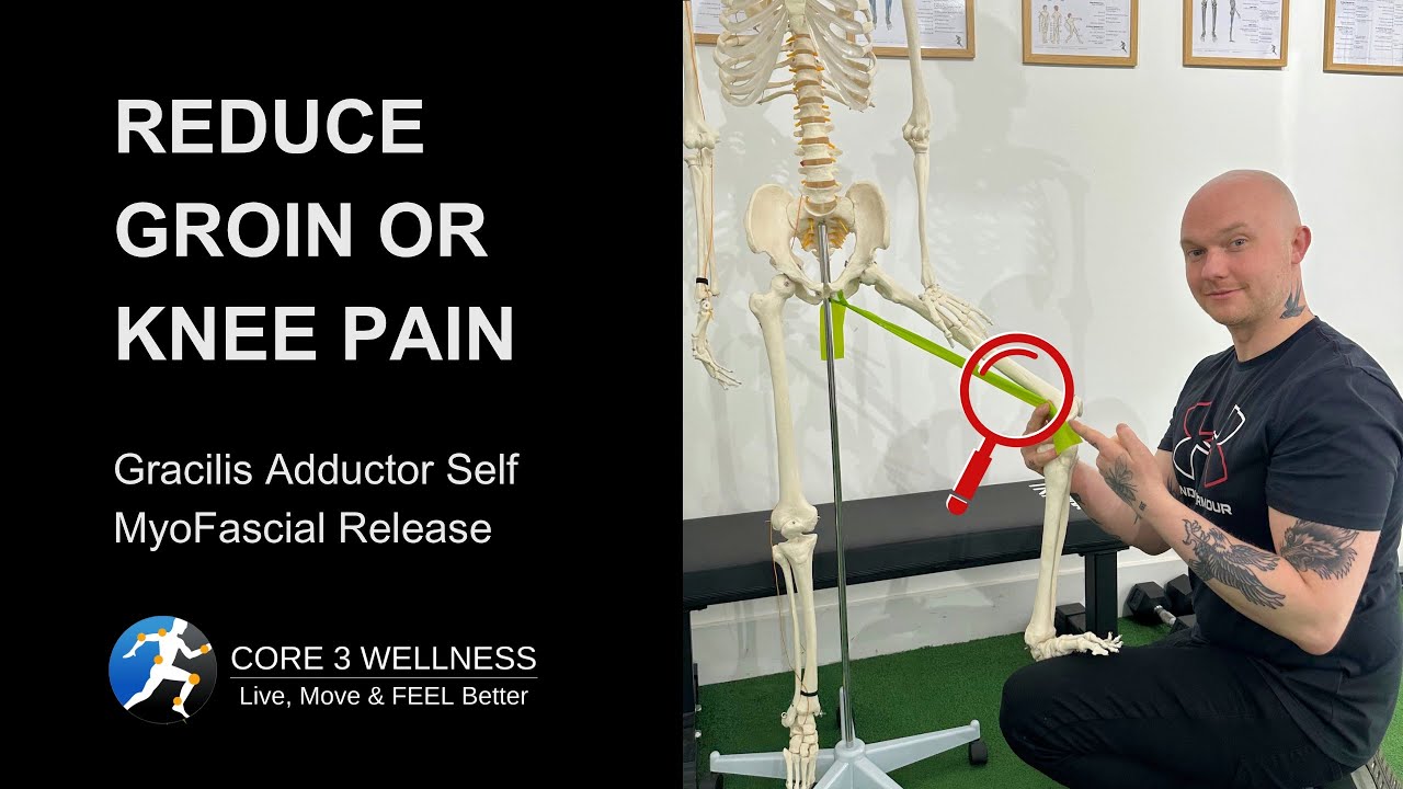 Adductor Gracilis Release | Improve Groin or Knee Pain | Self MyoFascial Release Technique