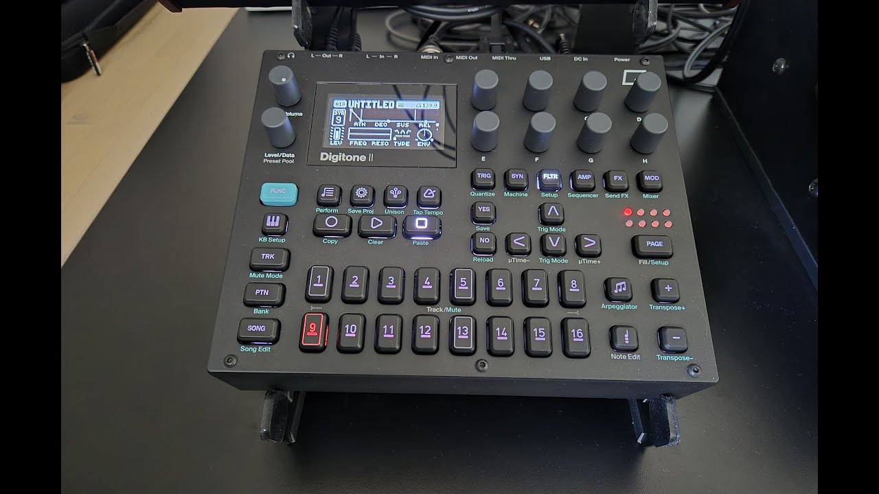 Digitone 2 Live Techno Ceremony