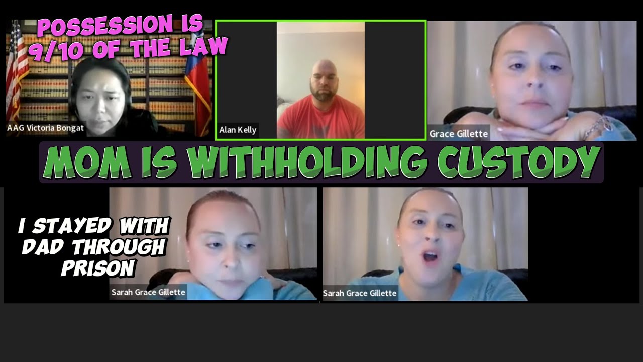 Mom is Withholding Child Custody and Visitation | Possession is 9/10 of the Law