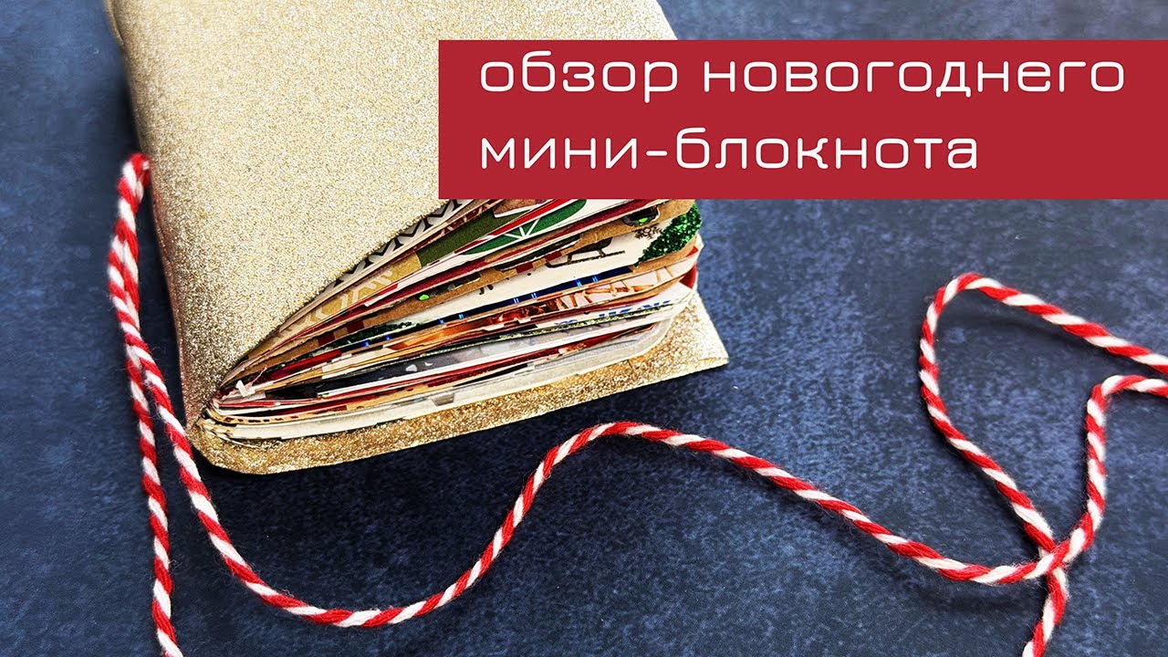 Обзор новогоднего мини-блокнота