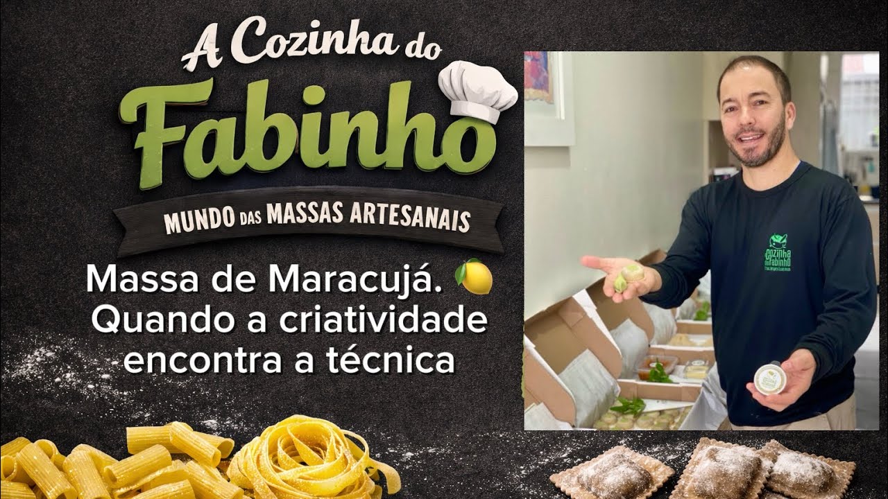 Massa de Maracujá. 🍋 Quando a criatividade encontra a técnica