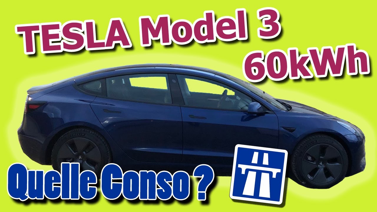 Test conso ⛽ Tesla Model 3 60kWh