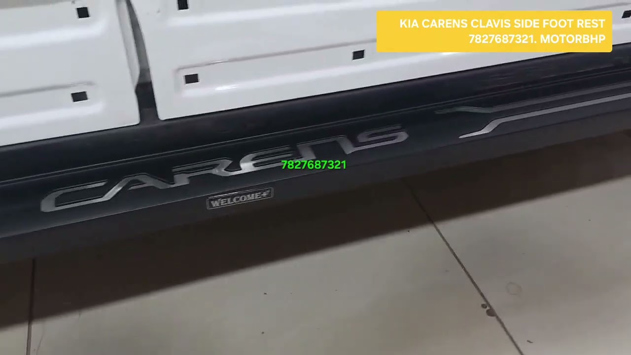 Best Upgrade for Kia Clavis / Carens! 🔥 Side Foot Rest Installed