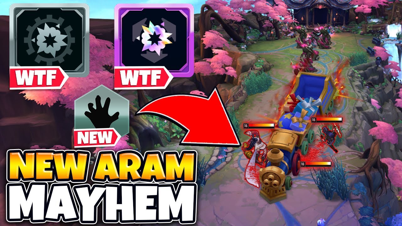 ARAM MAYHEM JUST GOT A HUGE UPDATE! NEW AUGMENTS, SET BONUS AND TRAINS?!