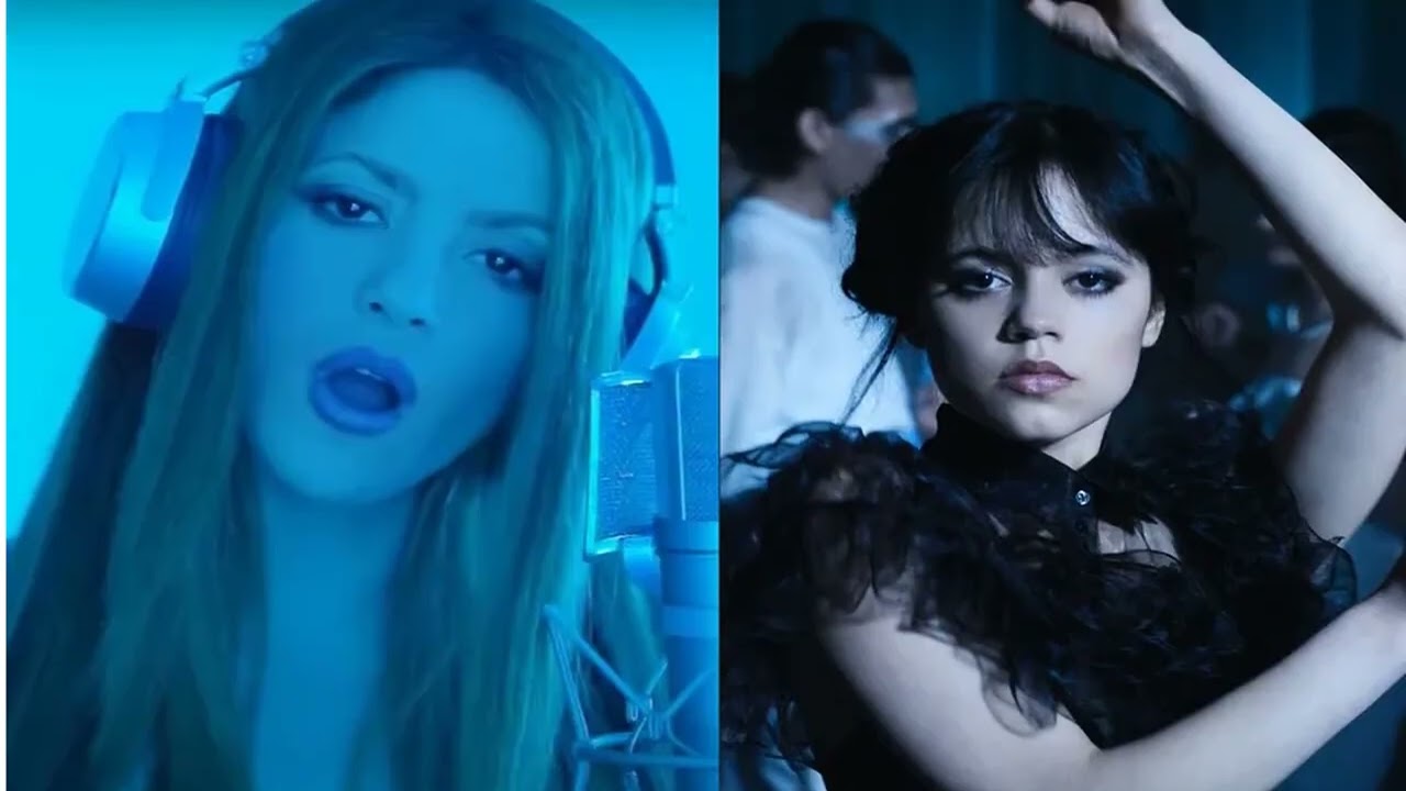 Netflix celebra nueva canción de Shakira a Piqué con meme de 'Merlina'