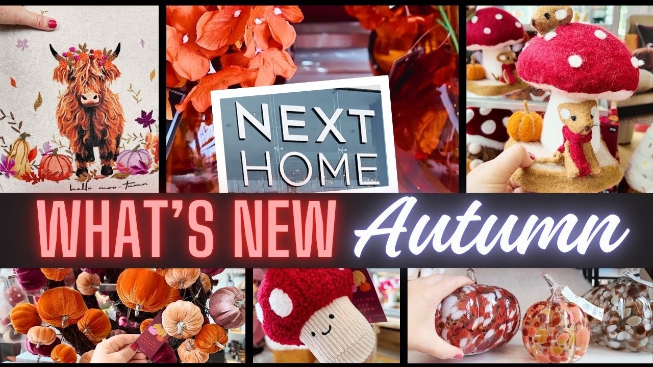 New in Next Home Autumn Decor Range 🍂 | Come Shop with Me 2025