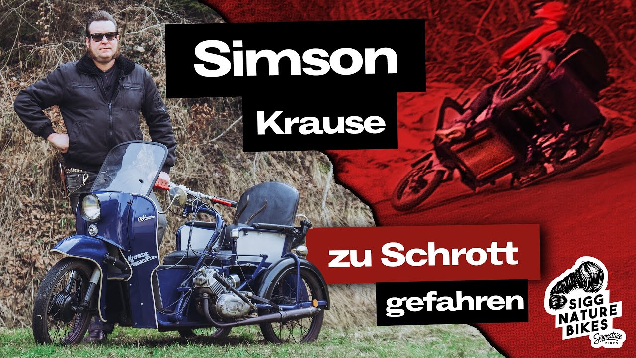 SIMSON KRAUSE TUNING | UNFALL | Rarität zu Schrott gefahren