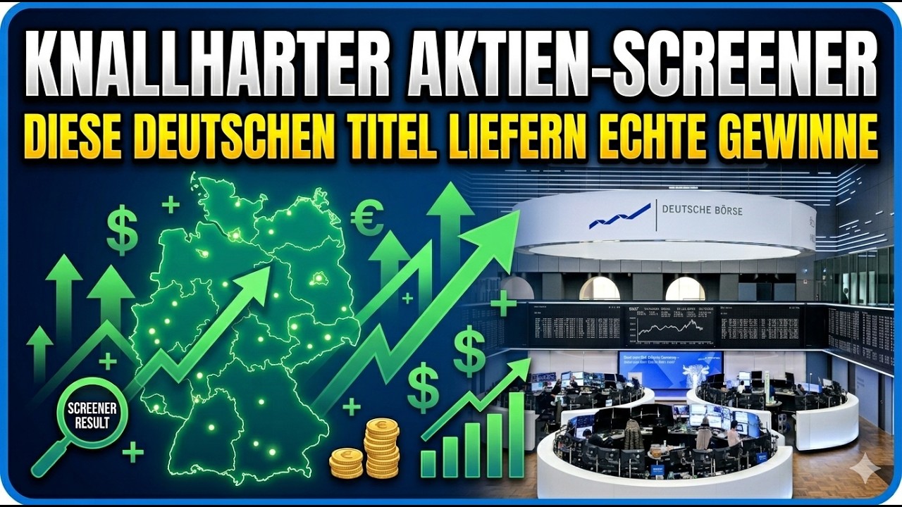 Aktien-Screener 2026: Cashflow-Sieger in Deutschland