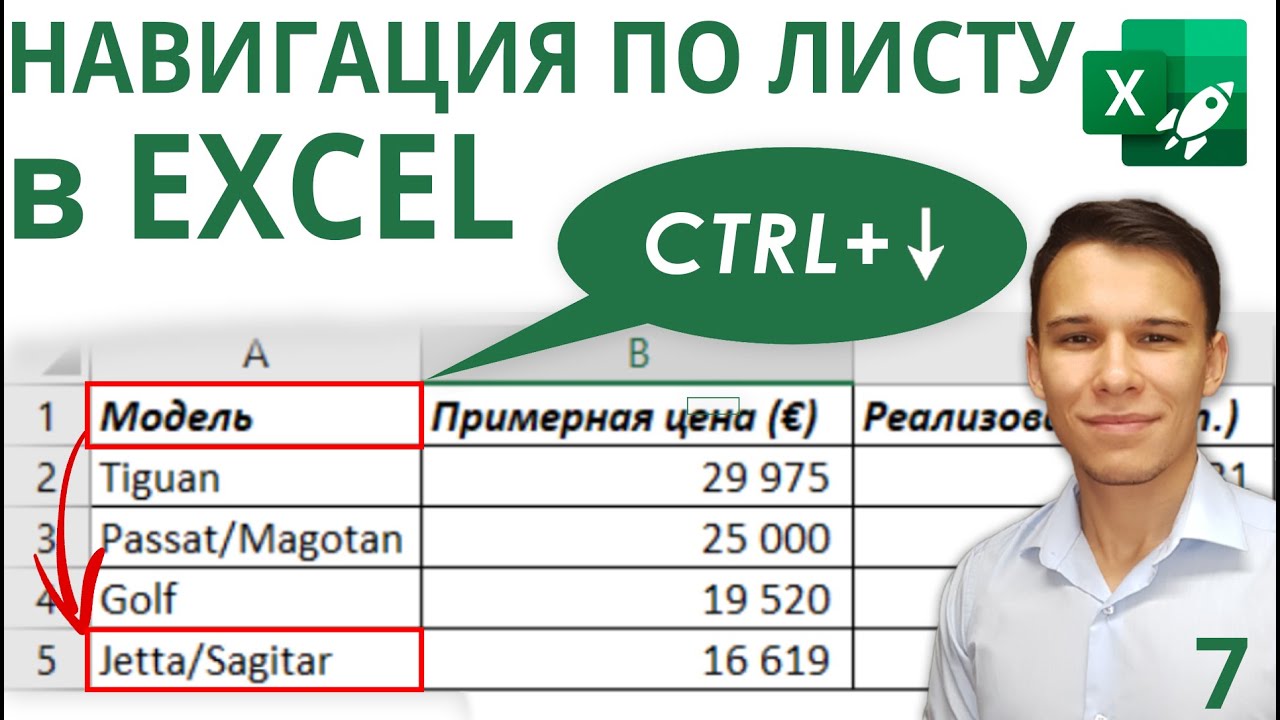 Горячие клавиши Excel для ячеек - Excel-Booster 7
