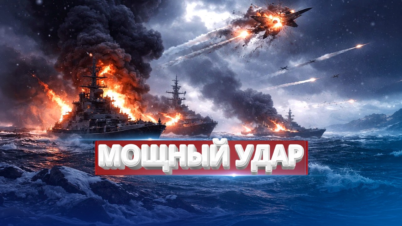 Мощнейший удар по флоту и авиации РФ / Улицы столицы перекрыты