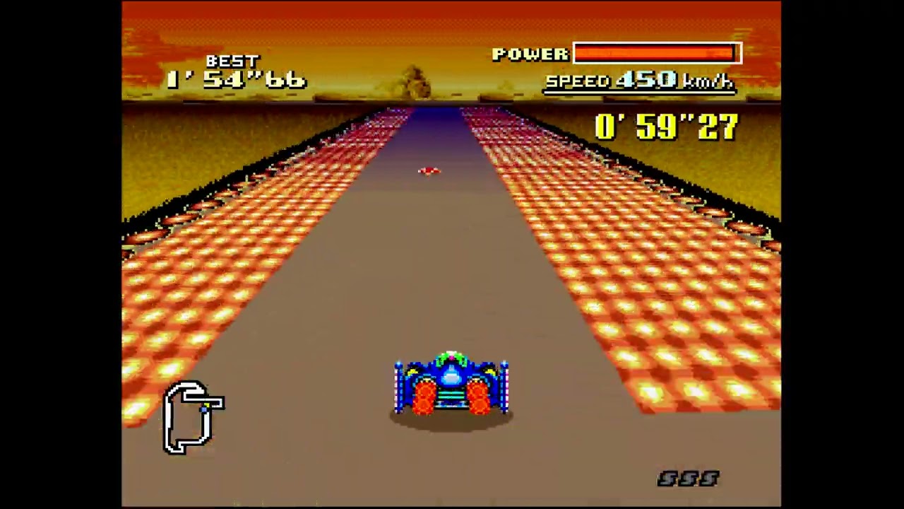 BS F-Zero Deluxe - Sand Storm 1 [Blue Falcon] (1'50