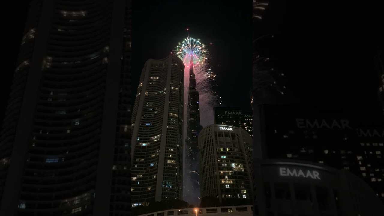 Burj Khalifa Fireworks  2026🇦🇪