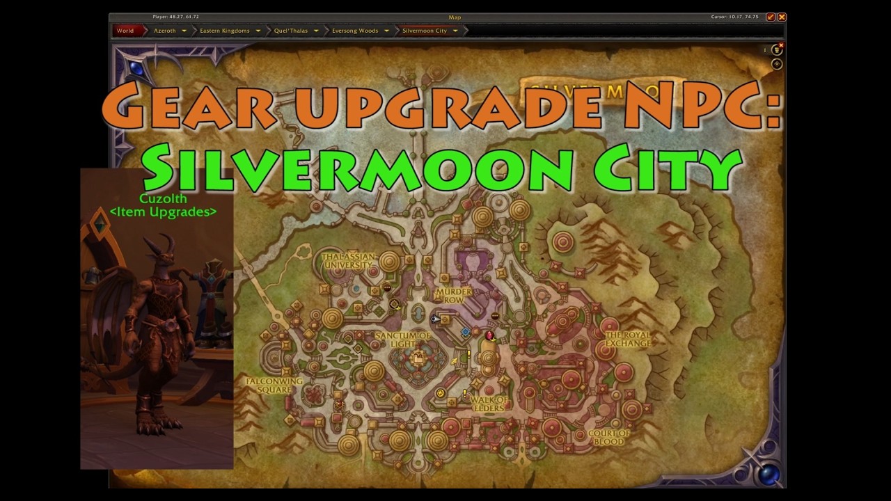 Улучшение снаряжения NPC Сильвермун