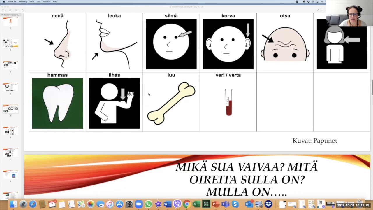 Mikä sulla on kipeä? Mikä sua vaivaa? Where is the pain? What is the problem? (Beginner)