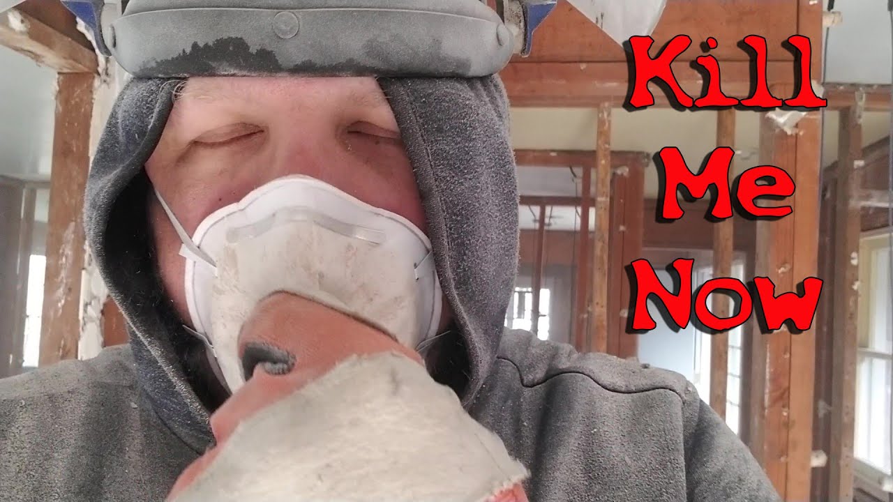 How to remove plaster/drywall from mesh screen