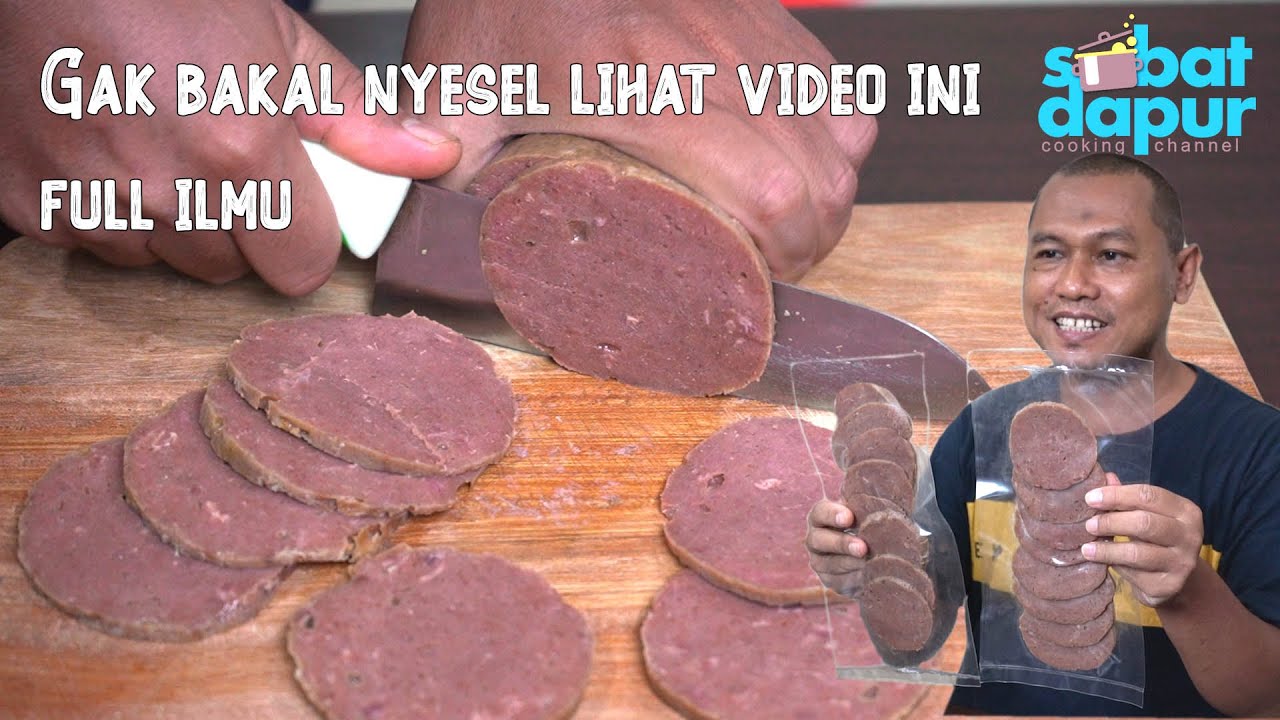 Cara buat daging burger olahan /PATTY lebih berasa & lebih hemat