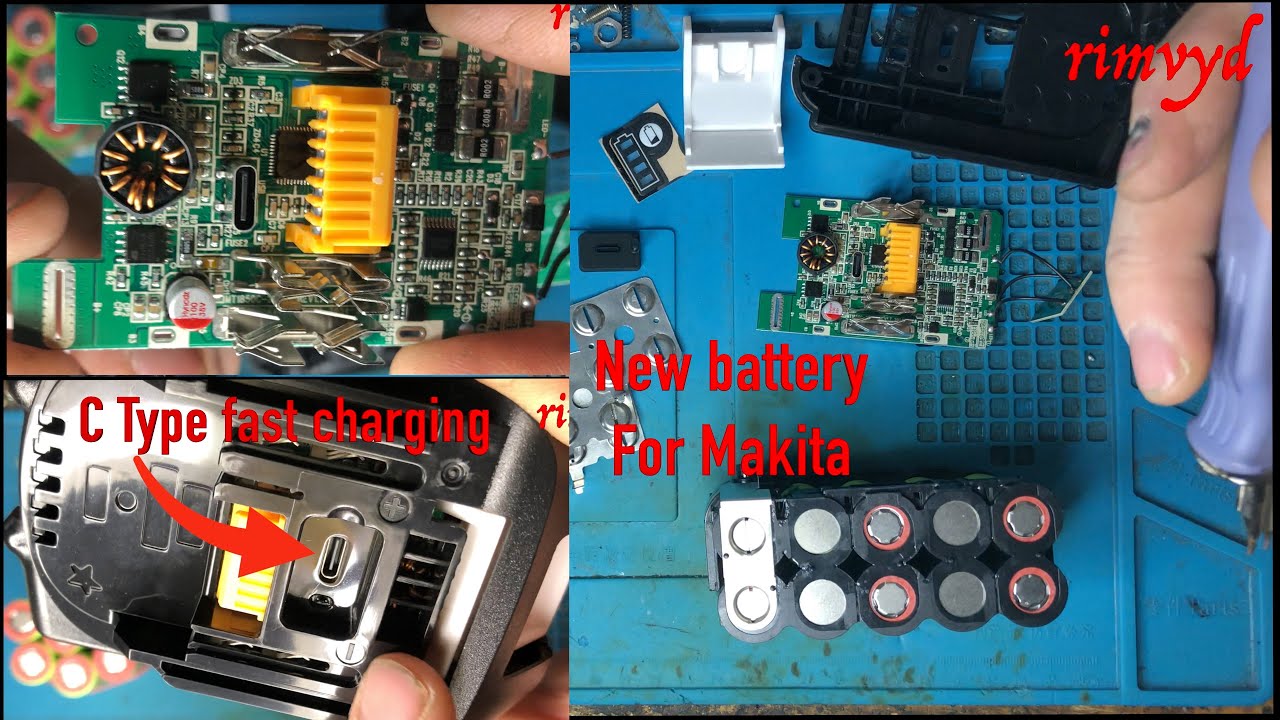 🔋 New Makita Battery with USB-C Fast Charging Port! 🔌