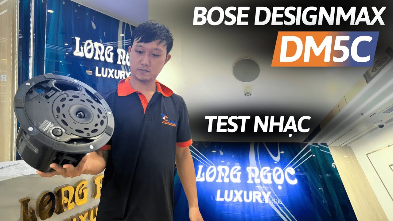 Test nhạc loa âm trần Bose Designmax DM5C | Loa âm trần nghe nhạc cao cấp #bose #loaamtranbose #dm5c
