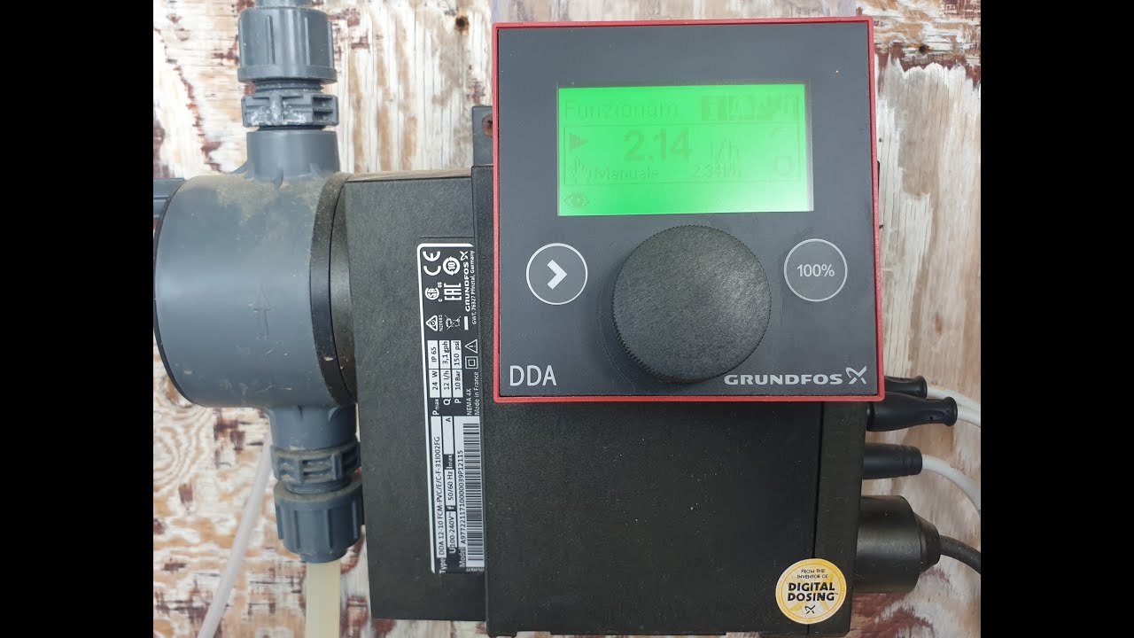COMANDO MANUALE -ANALOGICO POMPA DOSATRICE  GRUNDFOS MODELLO DDA